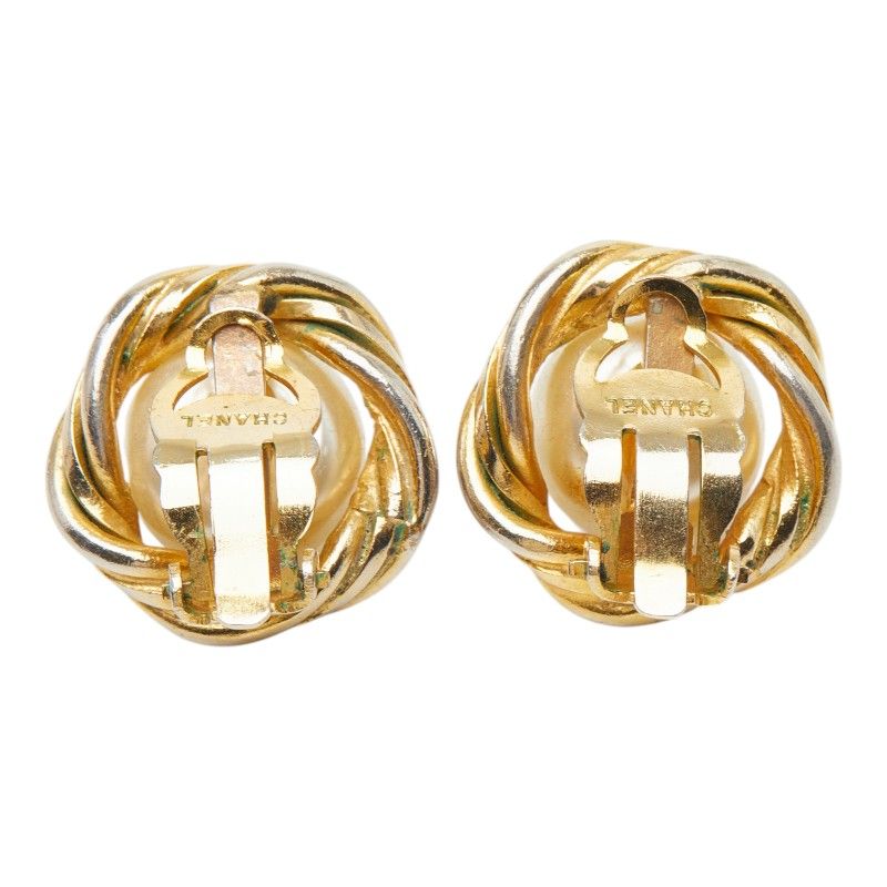 Chanel Vintage Pearl Gold Plated — view 4