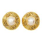 Chanel Vintage Pearl Gold Plated — view 2