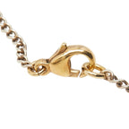 Chanel CC Logo Color Stone Silver Green Metal — view 5