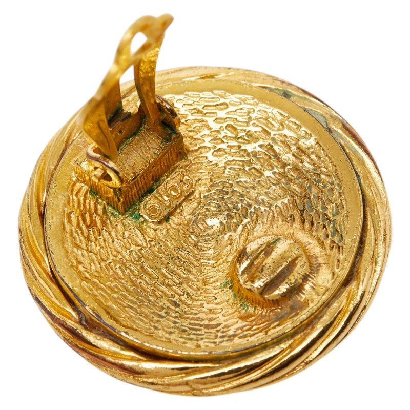 Chanel Vintage CC Logo Gold Plated — view 5