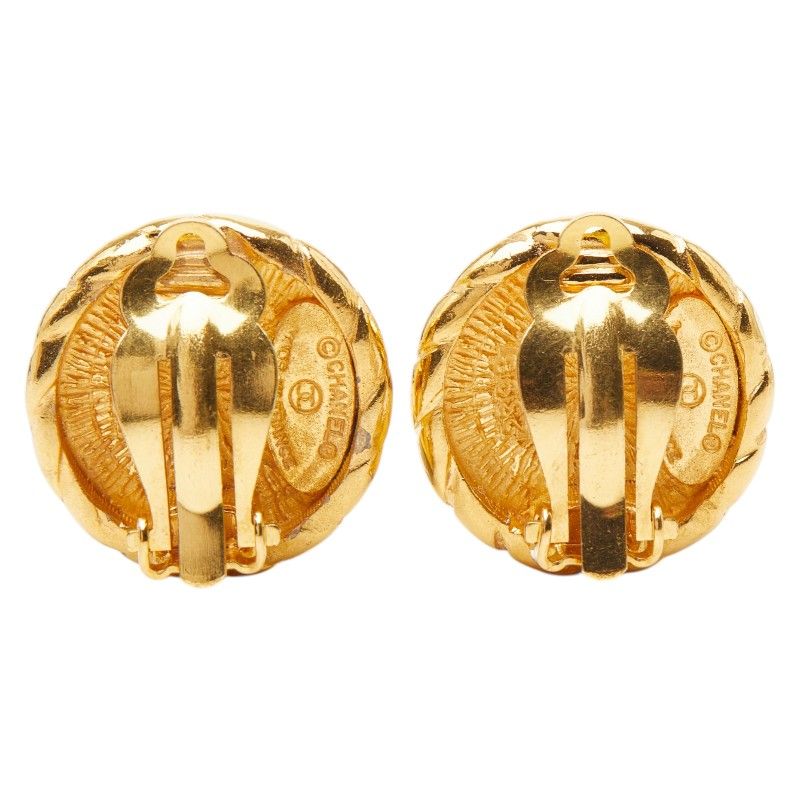 Chanel Vintage CC Logo Gold Plated — view 4