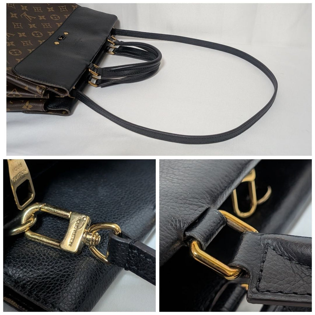 Louis Vuitton Venus Monogram Black 2-Way Handbag — view 6