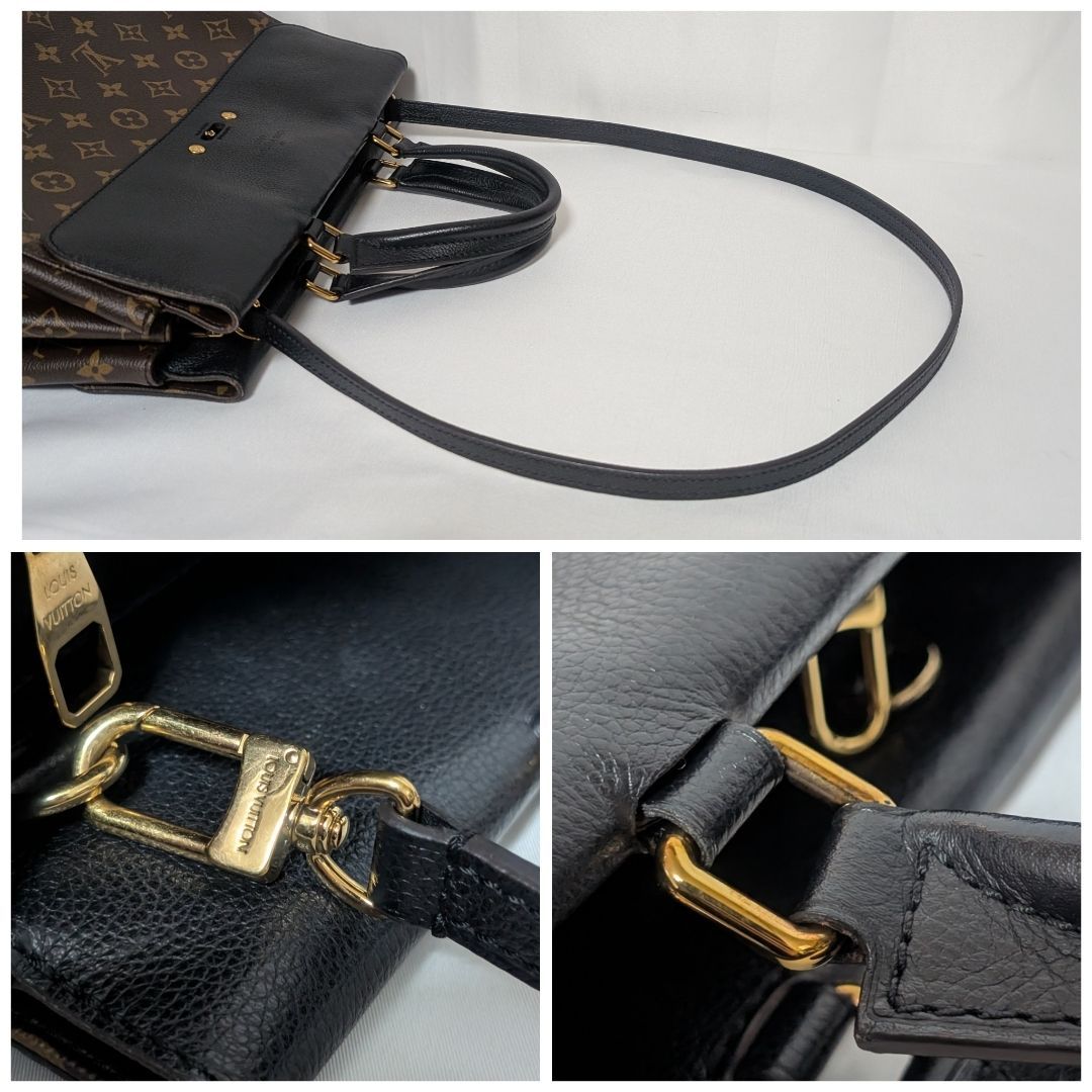 Louis Vuitton Venus Monogram Black 2-Way Handbag — view 6