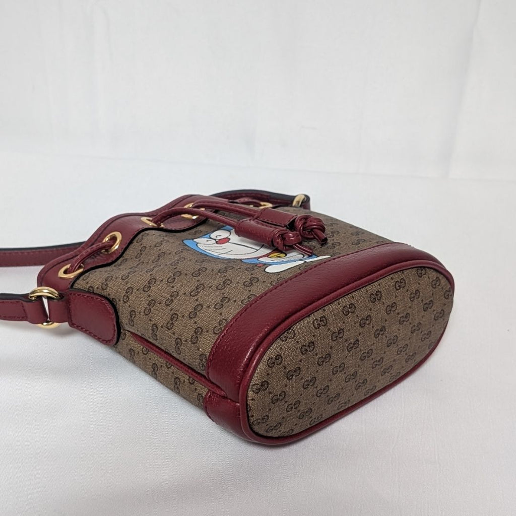 Gucci Doraemon Collaboration Micro GG Supreme Shoulder Bag — view 3