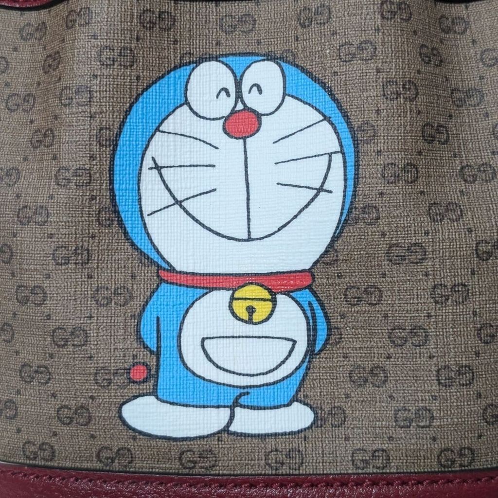 Gucci Doraemon Collaboration Micro GG Supreme Shoulder Bag — view 6