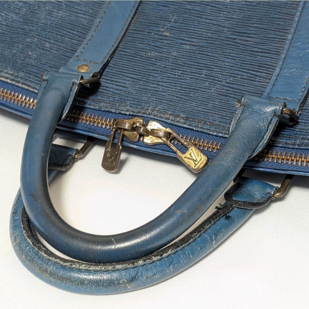 Louis Vuitton Keepall 50 Epi Toledo Blue Boston Bag — view 6