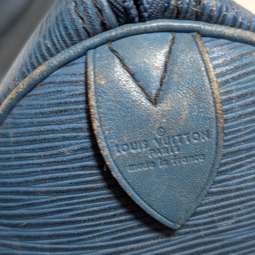 Louis Vuitton Keepall 50 Epi Toledo Blue Boston Bag — view 8