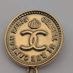 Chanel Brooch Quilted Bag Motif CC Logo — view 2