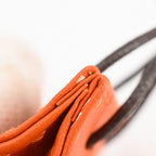 Hermes Charm Sac Orange Keychain — view 5