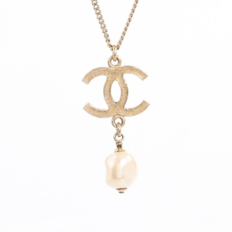Chanel Necklace Gold — view 4