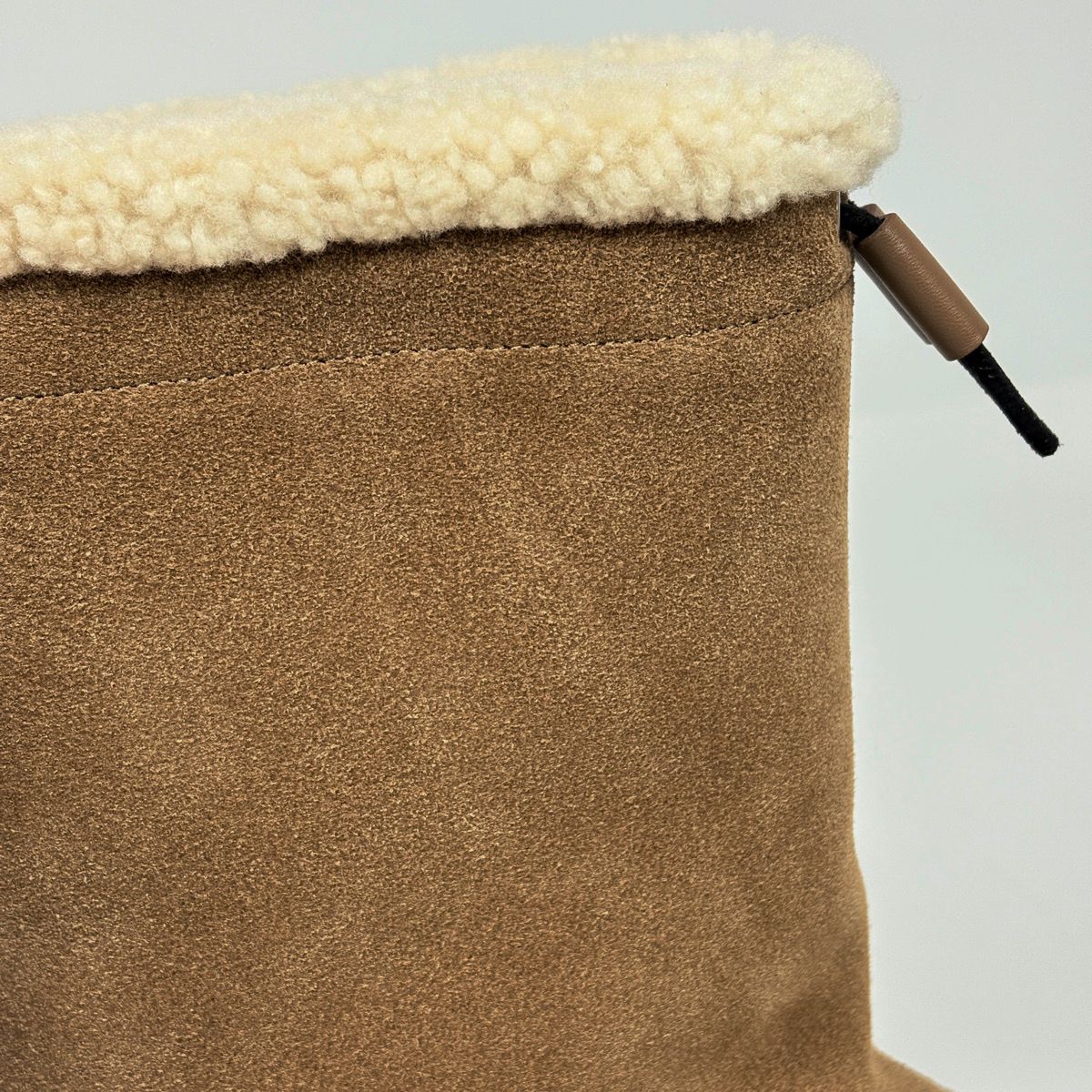 Hermes Short Boots Lava Sole Shoe Tsuye Dobra Brown — view 6