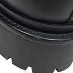 Hermes Land Notch Driver Sole Shoes Short Boots Leather Black — view 7