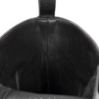 Hermes Land Notch Driver Sole Shoes Short Boots Leather Black — view 8