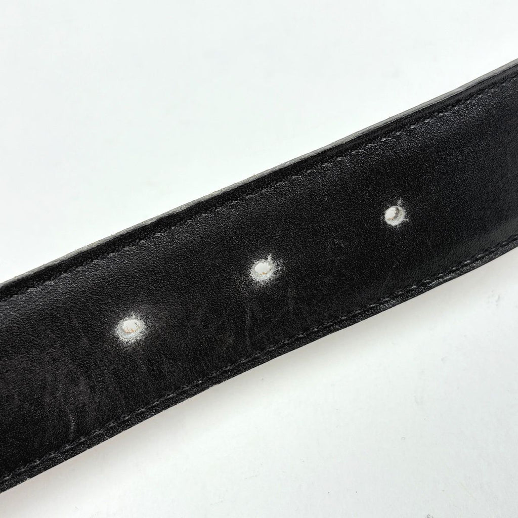Hermes Constance Reversible Belt Box Calf Courchevel Black Gold — view 3