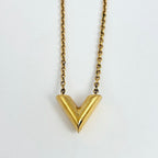 Louis Vuitton Essential Necklace Gold Plated — view 2