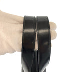 Prada Tessuto Black Silver Nylon Leather Handbag — view 8