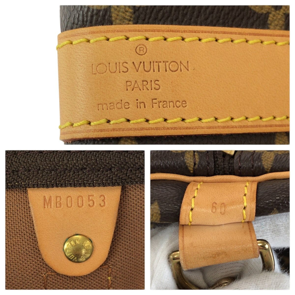 Louis Vuitton Monogram Keepall Bandouliere 60 2-Way Brown Gold Boston Bag — view 4