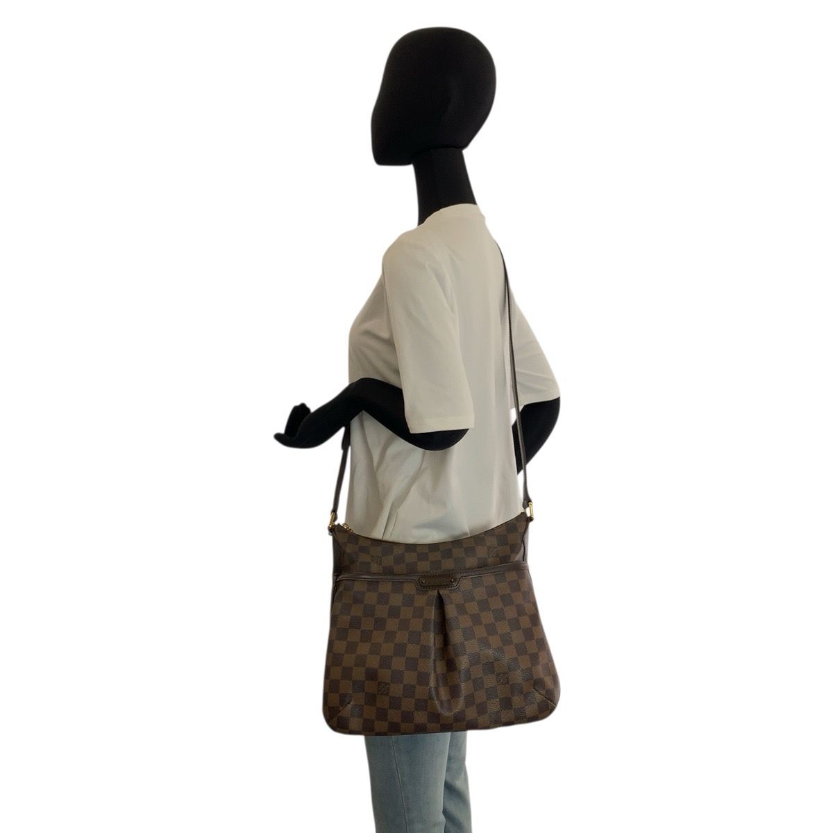 Louis Vuitton Damier Bloomsbury PM Brown Shoulder Bag Pochette — view 6