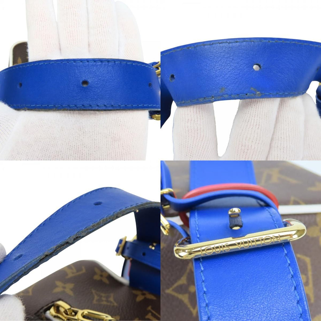 Louis Vuitton Handbag Nba Drop Kit Monogram Brown Blue Nba Collaboration Initial — view 4