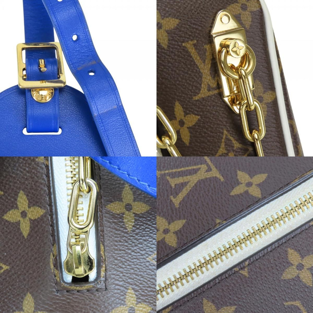 Louis Vuitton Handbag Nba Drop Kit Monogram Brown Blue Nba Collaboration Initial — view 6