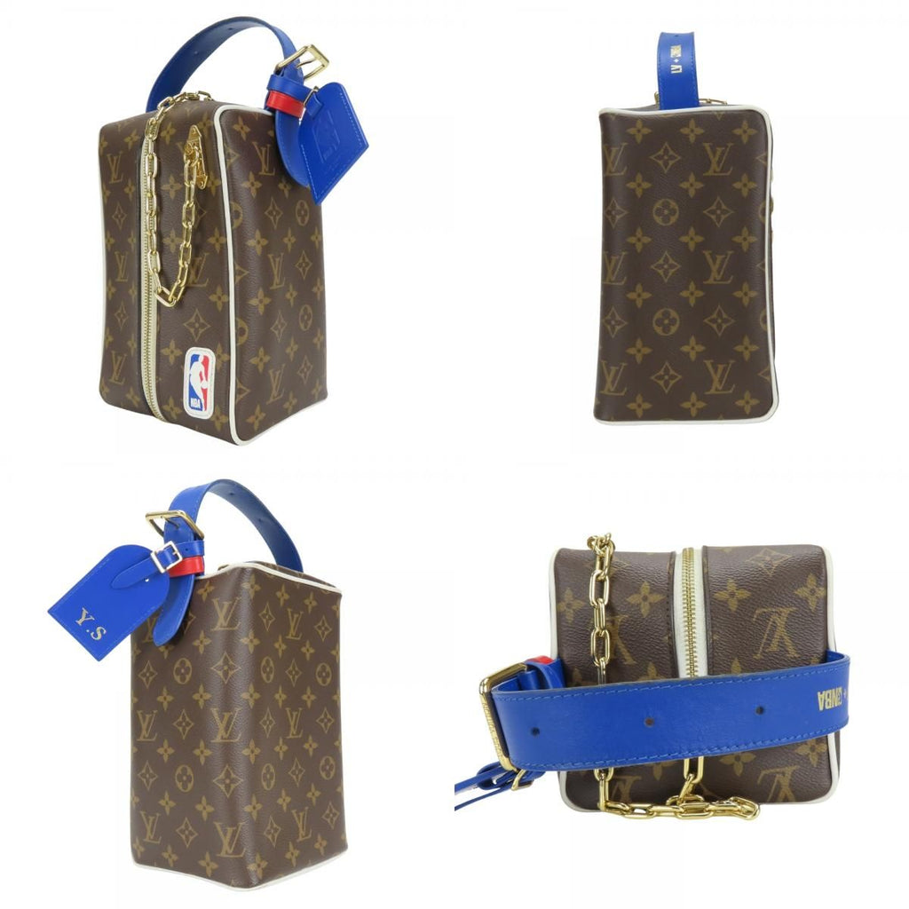 Louis Vuitton Handbag Nba Drop Kit Monogram Brown Blue Nba Collaboration Initial — view 2