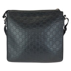 Gucci Guccissima Black Silver Leather Shoulder Bag — view 2