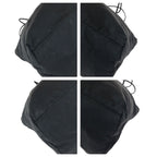 Prada Tessuto Black Silver Nylon Tote Shoulder Bag — view 3