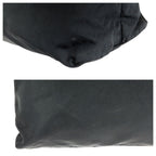 Prada Tessuto Black Silver Nylon Tote Shoulder Bag — view 5