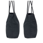 Prada Tessuto Black Silver Nylon Tote Shoulder Bag — view 8