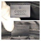 Gucci Bamboo GG Pattern Black Silver Nylon 002 Tote — view 4