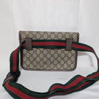 Gucci GG Supreme Neo Vintage Taiga Head Belt Bag Waist Pouch Brown — view 2