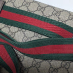 Gucci GG Supreme Neo Vintage Taiga Head Belt Bag Waist Pouch Brown — view 5