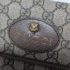 Gucci GG Supreme Neo Vintage Taiga Head Belt Bag Waist Pouch Brown — view 6