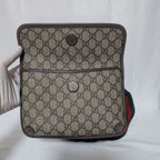 Gucci GG Supreme Neo Vintage Taiga Head Belt Bag Waist Pouch Brown — view 8