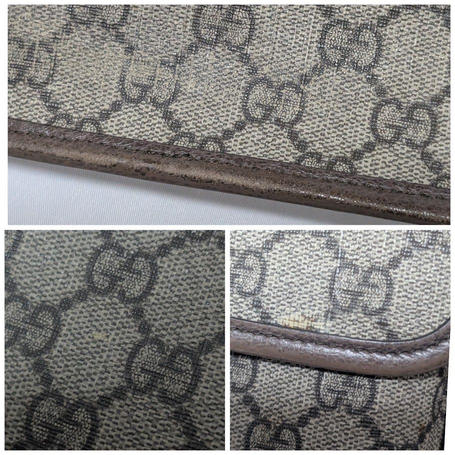 Gucci GG Supreme Neo Vintage Taiga Head Belt Bag Waist Pouch Brown — view 4