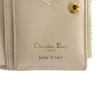 Dior le Jolie Dahlia Wallet Bifold Coin Purse Cannage Stitching Light Pink — view 8