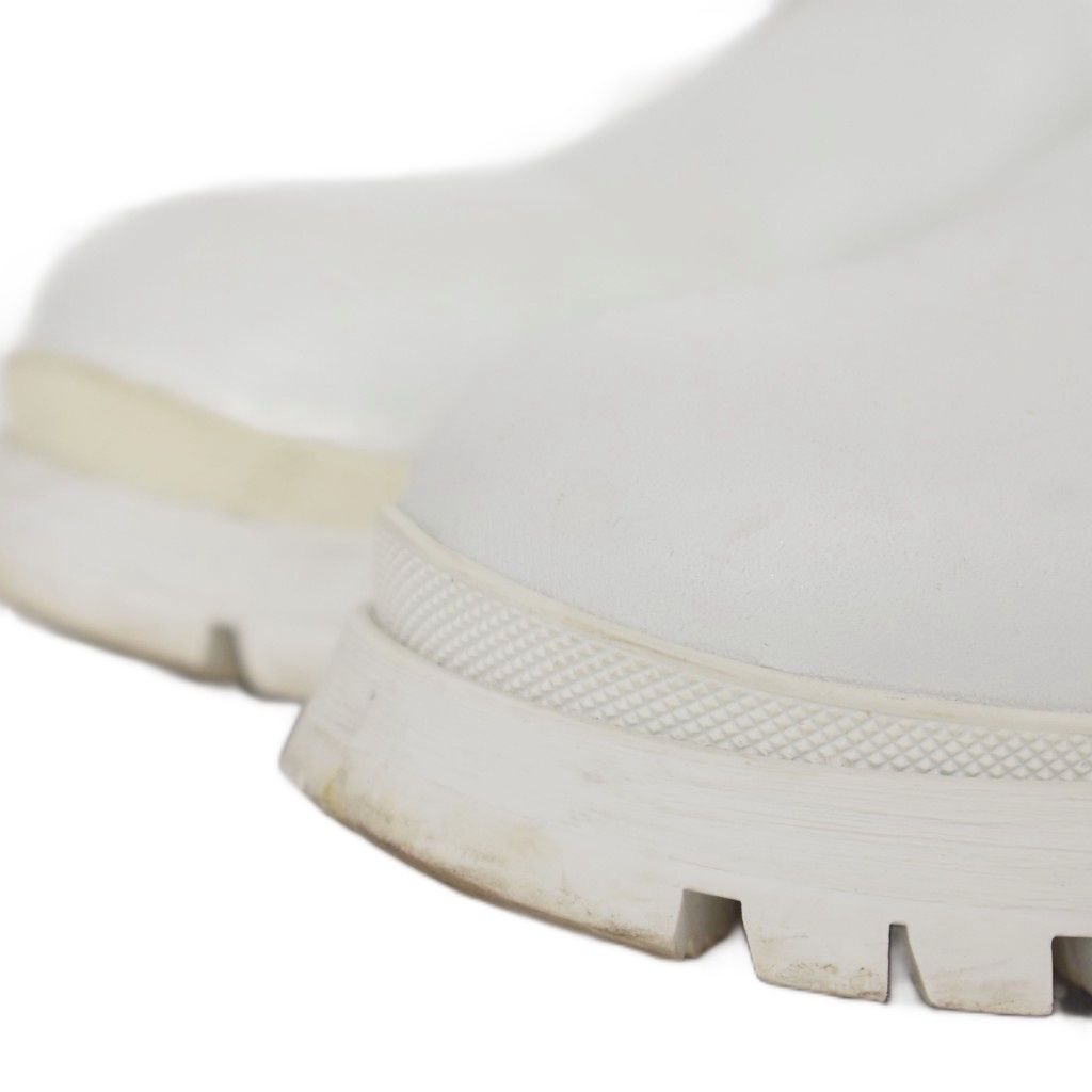 Prada Side Goab Short Boots 36 White — view 4