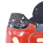 Chanel CC Logo Patent Leather Sneakers Red — view 7