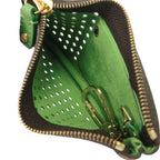 Louis Vuitton Pochette Cles Monogram Perfaux Green Coin Case Wallet — view 4