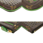 Louis Vuitton Pochette Cles Monogram Perfaux Green Coin Case Wallet — view 3