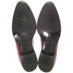 Celine Loafers Tassel Leather Red Shoes — view 9