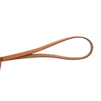 Hermes Paddock Flot Bag Charm Strap Leather Blue Atoll Brown Orange — view 5