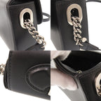 Gucci Petit GG Double Leather Black 2-Way Shoulder Bag — view 9