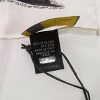 Fendi Baguette Mania Logo Silk White Scarf — view 5