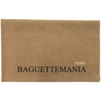Fendi Baguette Mania Logo Silk White Scarf — view 7