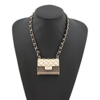 Chanel Necklace Quilted Bag — view 4