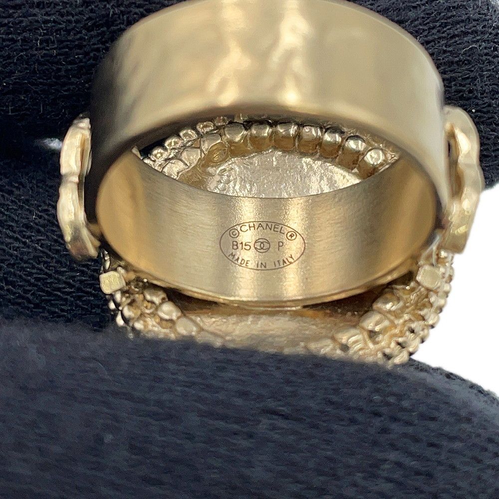 Chanel Ring CC Logo Camellia — view 8