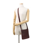 Hermes Shoulder Bag Tu de Bordeaux Silver Leather — view 4