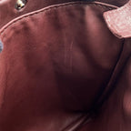 Hermes Shoulder Bag Tu de Bordeaux Silver Leather — view 9