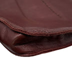 Hermes Shoulder Bag Tu de Bordeaux Silver Leather — view 7